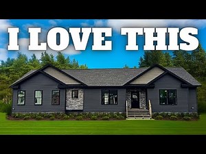 OUTSTANDING job on DESIGNING & building this NEW modular home! Prefab House Tour