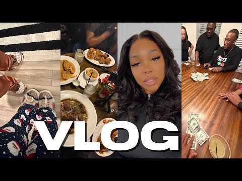 VLOG | I WANNA GAIN 10 LBS • FRIENDSMAS PARTY • BLACK CARD REVOKED | Gina Jyneen