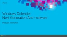 Detección de malware de próxima generación con Windows Defender