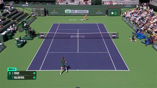 Donna Vekic books Jessica Pegula meeting in Tennis Paradise | Indian Wells Highlights