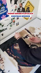 Wenn Serien Plötzlich Greifbar Werden #mozabrick #art #gift