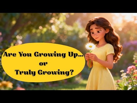 Are You Growing Up or Truly Growing