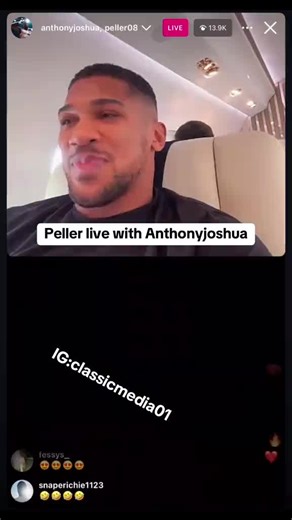 Wow 😮‼️ Peller has becomes the first and youngest Streamer to go live with an award winning professional boxer. Few minutes ago he was Live on Instagram with Anthony Joshua , the award winning boxer promised to bring him to Saudi Arabia to watch his next boxing match and he will sponsor everything . He also said If Peller needs support he can ask him. Honestly the kind of Grace Peller has is crazy. Anthony Joshua is no joke , having access to him is GOLDEN. #worldwideblogstandard #pellerandanth