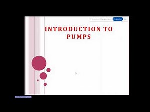 Introduction to pump & pump hydraulics || Process Engineering