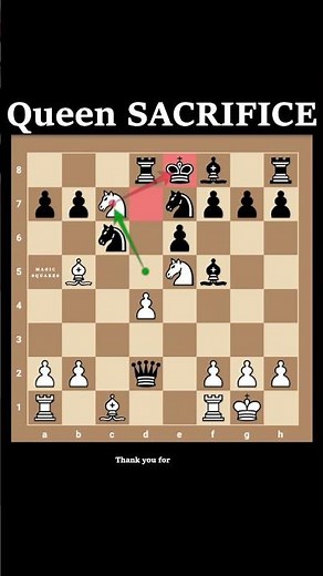 Crush Queens Gambit by Brilliant Queen Sacrifice
