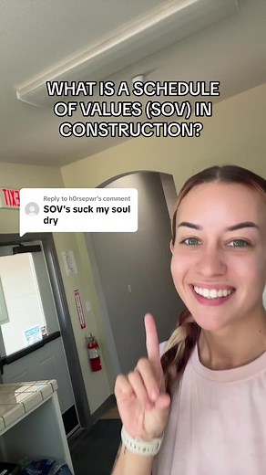 Replying to @h0rsepwr what is a schedule of values?