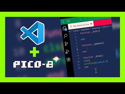 How to Use VS Code with PICO-8 (Game Dev Just Got Easier!) - External Code Editor!