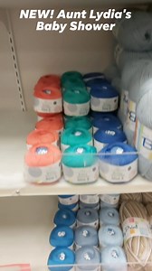 2K views · 30 reactions | Aunt Lydia's Baby Shower Crochet Thread weight 3 $3.50 per ball 100% cotton 170 yds/ 155 m | Spinrite Yarn Factory Outlet | Facebook