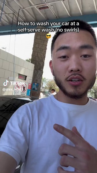 How to wash your car at a self serve wash (no swirls)😎