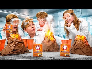 SHK Movie: My Volcano Science Experiment - Videos For Kids