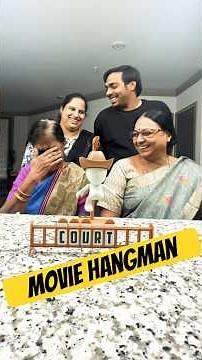 Moms vs. Movie Hangman… It Went Down to the Wire 😁🎬 #hangman