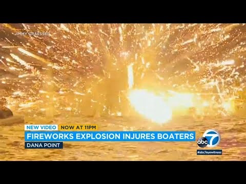 Firework careens out of control toward boaters in OC, 1 injured