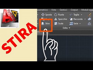 come usare "STIRA" su AutoCAD