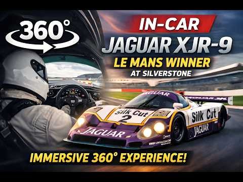 Jaguar XJR-9 Le Mans Winner | 360° In-Car at Silverstone