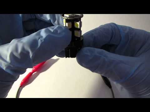 Vauxhall Opel Astra Corsa Insignia LED DRL T20 580 W21/ 5W 7443 bulb pin adjustment