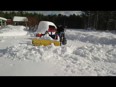 Ford LGT Garden Tractor Snow Plow and Snow Blower