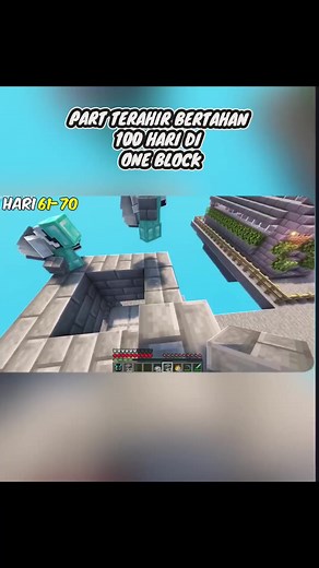 Minecraft One Block: Akhir 100 Hari Survival