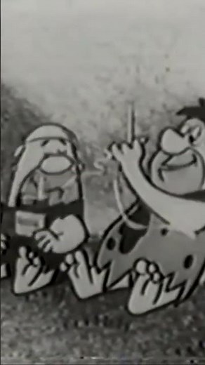 RetroShorts- Fred & Barney of The Flintstones doing a Winston cigarette commercial! HOLY SMOKES!