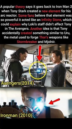 Tony Stark Created a Secret Infinity Stone? #shorts