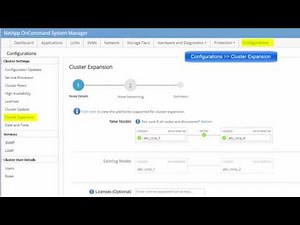 Cluster expansion in OnCommand System Manager 9.2