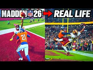 I Recreated TOP PLAYS From NFL Week 13 in Madden 26!