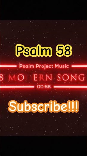 🎵 Psalm 58 Modern Song Format - Official Music Video Short
