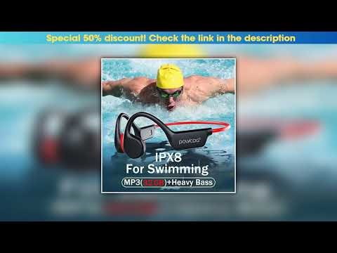 Review POLVCDG Bone Conduction Headset IPX8 32GB Bluetooth 5.3 Wireless Swimming Headset with Micro