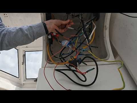 Complete Boat Re-Wire and Fitting a Switch Panel