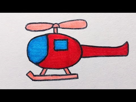 How to Draw a Realistic Helicopter 🚁 | Step-by-Step Drawing Tutorial