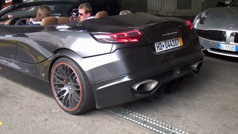 Savage Rivale Roadyacht - Exhaust Sounds and Cabrio Details