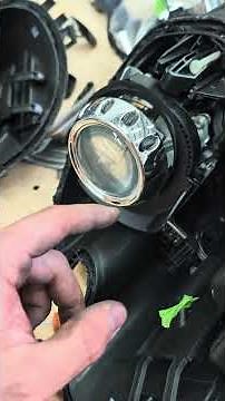R56 Mini Cooper project headlight disassembly tips #r56 #minicooper #headlights #diy #projector
