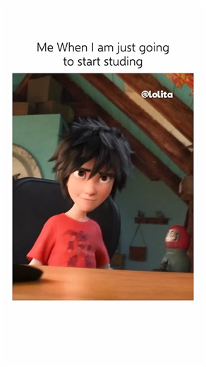 🎬 Fact: Big Hero 6 (2014) This relatable scene captures the frustration of Hiro Hamada, the 14-year-old genius, struggling with a creative block while designing his microbots. The animators gave Hiro unusually large, expressive eyes (a style often associated with anime) to make his intense emotions—from focused determination to frantic panic—more immediately legible to the audience. This visual emphasis on his eyes was key to conveying his overwhelming intellectual and emotional stress, a centr