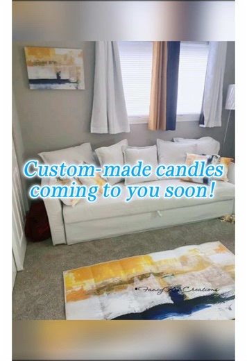 This custom-made candle was designed to perfectly match a blue & yellow workspace—combining style with purpose! ✨ Blue enhances focus and clarity, while yellow sparks creativity and energy. Imagine a candle that not only complements your space but also boosts your mindset! Lumière Luxe custom candles are coming soon—stay tuned! 🔹 Follow for more candle aesthetics & inspiration! 🔹 Like, comment, & follow for updates! #LumièreLuxe #customcandlestiktok #homedecorinspo #blueaesthetic💙#yellowaesth