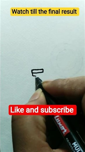 Simple light bulb 💡 l Drawing ✨ | Creative Idea Sketch #shorts #drawing #typography