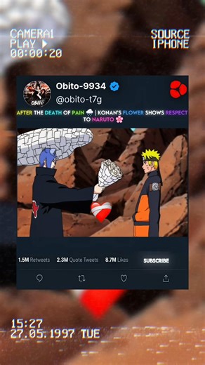 Konan Gives Naruto a Flower 🌸 | No Hatred, Just Respect#animeshorts #animeedit #narutoshippuden