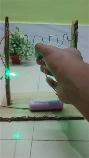 Homemade wire game machine #short📈😍