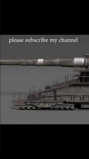 The largest weapon ever built / Schwerer Gustav(heavy gustav) , the largest-calibre rifled weapon