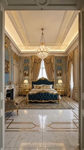 Inside an Ultra Luxury Royal Master Bedroom | Elegant Classic Interior Design Inspiration