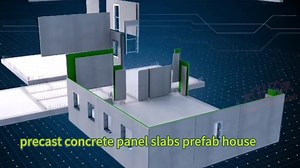 Prefabricated-building Making Machine Concrete Wall Panel Production Line Fast Installation for Prefabricated-building