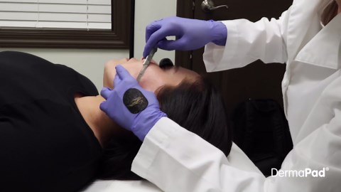 DermaPad for Dermaplaning, Premium Dermaplane Blade Wiping Pad, Esthetician Supplies