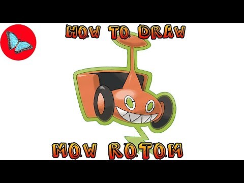 How To Draw Pokemon - Mow Rotom | Drawing Animals