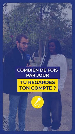 Et toi, combien de fois par jour tu regardes ton compte ?📲👀 #LCL #finance