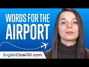Top 10 Words for the Airport in English