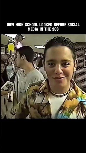 How high school looked before social media in the 90s