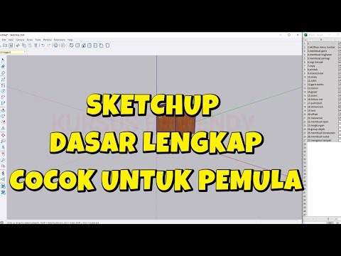 Complete basic sketchup tutorial suitable for beginners