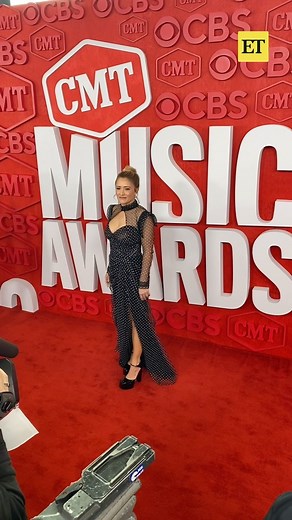 Entertainment Tonight on Instagram: "Sweet niblets, Emily Osment is looking like a country queen at the #CMTAwards."