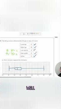 Interquartile Range from a box plot #gcse2026 #gcsemaths #study #gcse #shorts