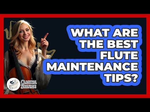 What Are The Best Flute Maintenance Tips? - Classical Serenade