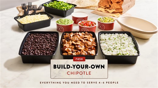 Recreate Chipotle's serving line at home with new 'Build-Your-Own-Chipotle' meal