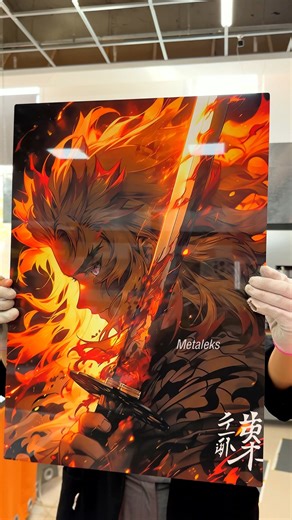 90K views · 2.4K reactions | The Flame Hashira’s fire is not only power，it is hope. #KyojuroRengoku #Rengoku #FlameHashira #DemonSlayer #KimetsuNoYaiba #InfiniteCity #AnimeWallArt #MetalPoster #Anime #manga #metaleks #metalprint #DemonSlayerArt #fypシ | Metaleks | Facebook